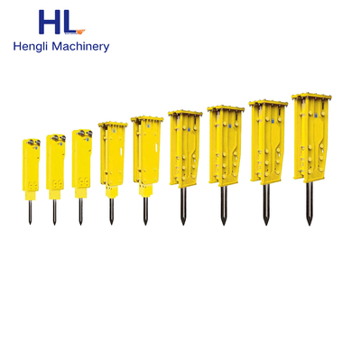 큰 HL190 49 톤 굴삭기 유압 브레이커 로드 유압 해머 파일